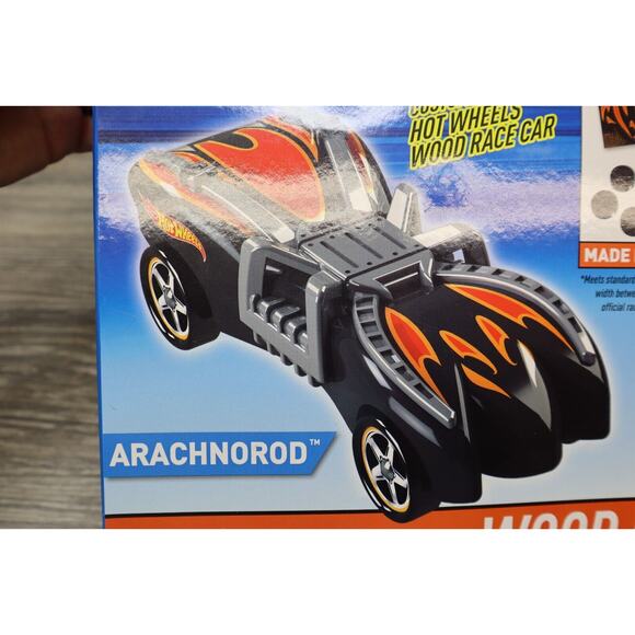 NEW Hot Wheels Wood Racers Arachnorod car Build your own racer - Picture 11 of 15